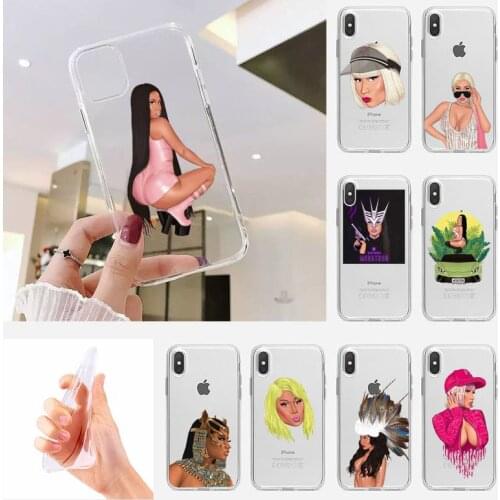 Nicki Minaj Phone Transparent clear case for iphone 11 12 pro 5s 6 6s 7 8 Plus X Xs Xs Max XR SE 2020 Accessories