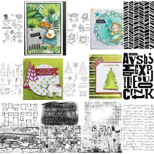 2021 new Christmas clear stamp for DIY scrapbooking/Card Making B646