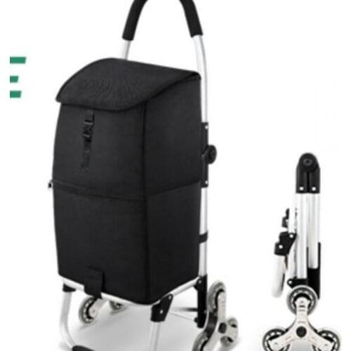 Grocery Cart, Trolley, Cargo Handler, Trolley, Trolley, Folding, Portable, Household Luggage Trailer