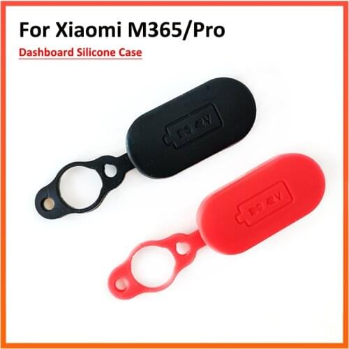 Charging Port Dust Plug Rubber Case For Xiaomi Mijia M365 Electric Scooter Brake line Hole Cover Replacement Parts Black or Red