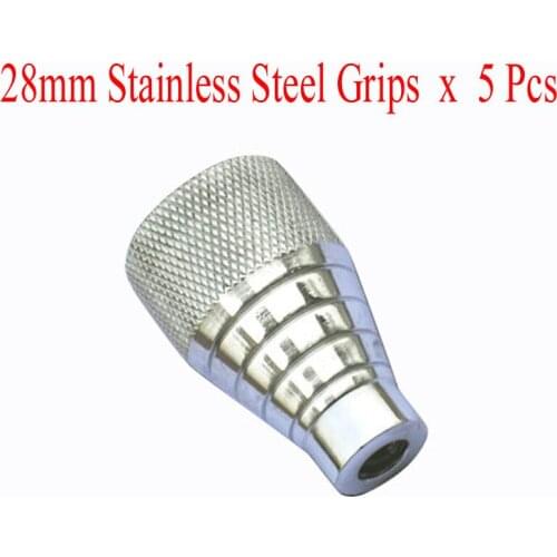 28MM Tattoo Stainless Steel Grip With Back Stem Tattoo Grips Supply 307-12
