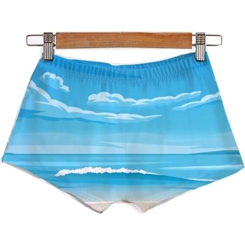 Custom Made Create Your Own Design Waves Sexy Women Summer Hot Shorts