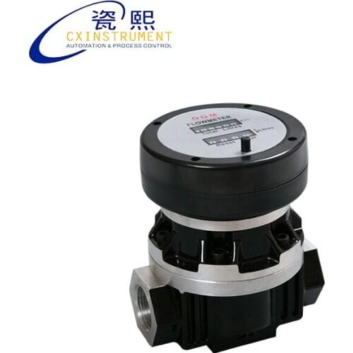 DN40 Female thread connection mechanical display and 25~250 L/min Flow range diesel flowmeter