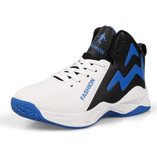 Sport Children Shoes For Boys Sneakers Kids Shoes Girls Sneakers Boys Casual Shoes Basketball Leather Lace-up Anti-slippery