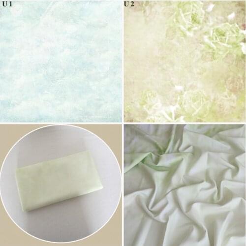 Light Blule Landscape Photography Backdrop Washable Newborn Posing Background Photo Shoot Baby Blanket