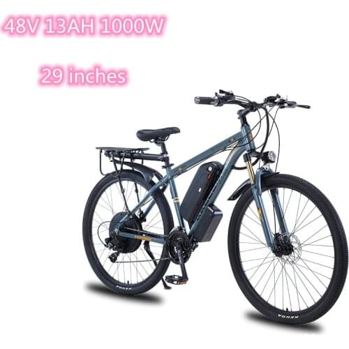 29 inch aluminum alloy adult assisted lithium battery bicycle 48v13ah 1000W electric mountain bike long range electric bicycle