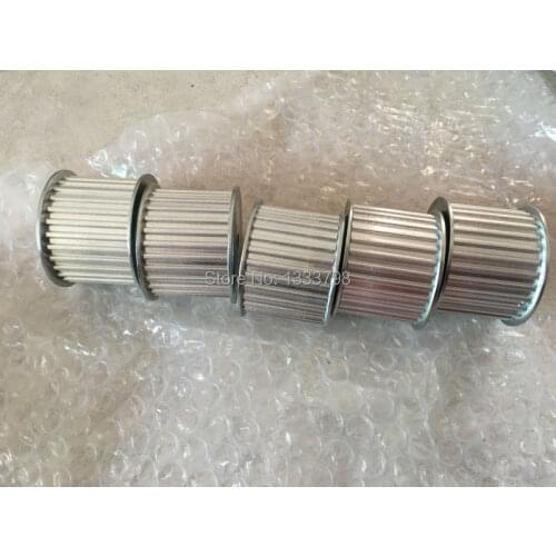 High quality aluminum alloy material 50teeth 35mm width T5 pulley for motor running(5pieces per pack)