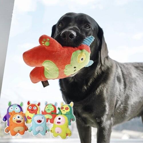 Bite Resistant Dog Chew Toys for Large Dogs Plush Interactive Squeaky Fleece Fidget Dog Toys for Small Dogs Puppy Teething Toys