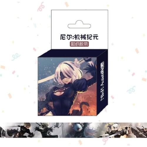 1.5cm*5m Hot Game Nier: Automata Washi Tape Adhesive Tape DIY Scrapbooking Sticker Label Masking Tape