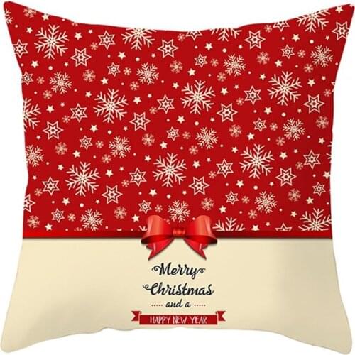 Christmas Decor Cushion Cover 1PC Pillow Case Cushion Cover Xmas Home Christmas Decoration Pillow Covers 1104#30