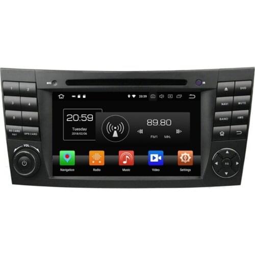 4G RAM RAM Octa Core 2 din 7" Android 8.0 Car DVD Radio GPS Head Unit for Mercedes Benz E-Class W211 CLS W219 G-Class W463