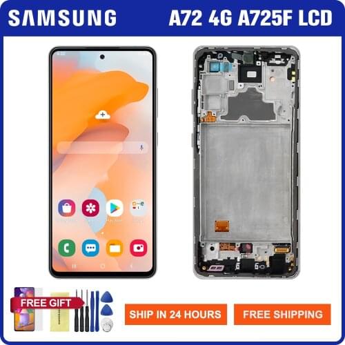 6.5'' Original Screen For Samsung Galaxy A72 4G Lcd Display Touch Screen Digitizer Assembly For Samsung A725 A725F A725F/DS LCD