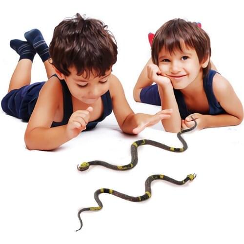 6pcs/set Simulation Snake Toys Realistic Scary Model Children Party Halloween Prank Funny Props Costume Adults Toys Pratica F0A9
