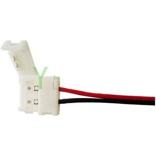 Free Shipping! 100pc Strip Light solderless connector led accessories SMD 5050 3528