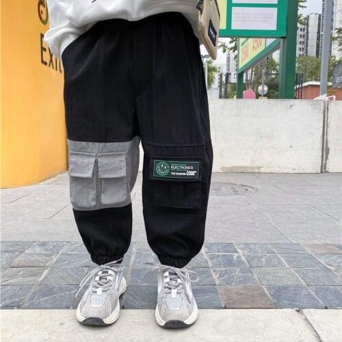 Charming Spring Autumn Casual Pants Boys Kids Trousers Children Clothing Teenagers School Cotton Home Gift Beach High Quality