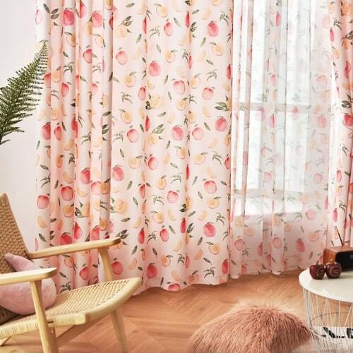 Bucolic Nordic Curtains For Living Room Para Salon Cortinas шторы фатин Rideau Minimalist Country Retro Half Shading Curtain