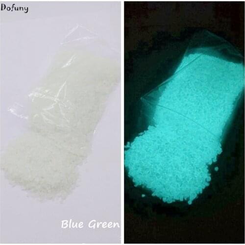 Dofuny Luminous Sand, Super bright Noctilucent Glow Sand, tiny rock Dust Glow at Night for Glass vial bottle 500g/lot