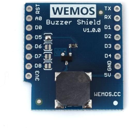 Buzzer Shield V1.0.0 for WEMOS D1 mini