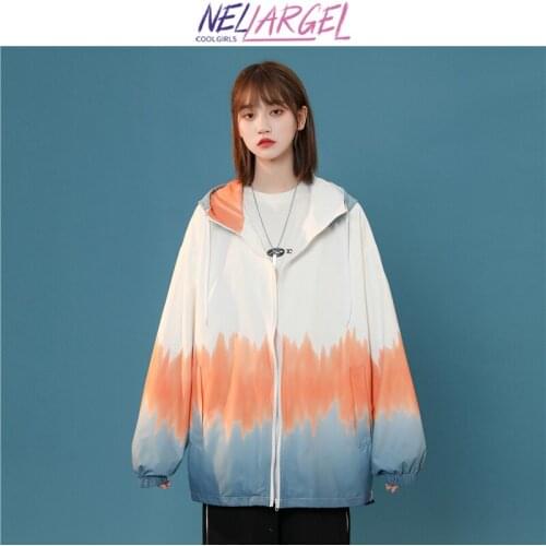 NELLARGEL Women Harajuku Patchwork Vintage Varsity Jacket 2021 Female Y2k Oversized Streetwear Windbreaker Girl Korean Jackets