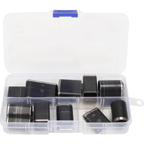 24Pc Leather Hole Puncher Set Hollow Hole Shaped Punch Set Short Leather Belt Drilling Tool Oval Round Square Leather Craft Tool
