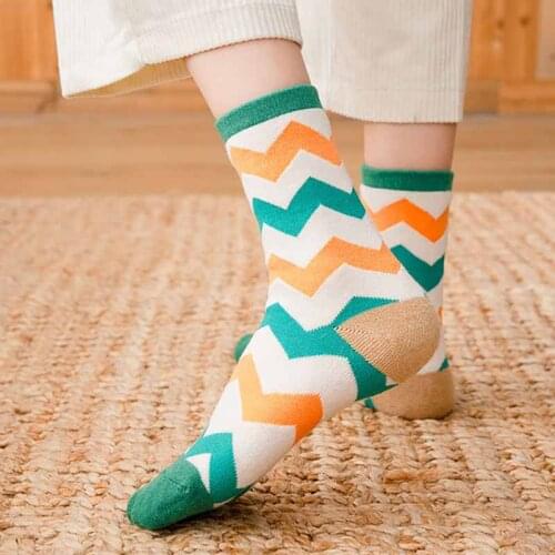 Socks Women Autumn Winter Thick Warm Socks Korean Cute Kawaii Cartoon BearKawaii Harajuku Designer Fashion Socks Girl Women Sox