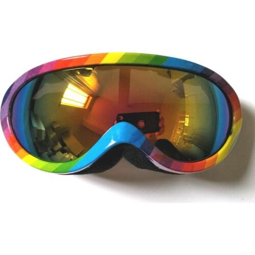 New Professional Spherical Lens Childrens Ski Goggles Windproof Childrens Ski Goggles Goggles Ski Mask Outdoor Glases for Kids