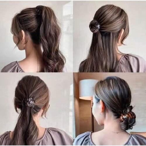 New Women Retro Birds Nest Variety Ball Head Hair Claws Girls Elegant Fixed Hair Tie Ponytail Lazy headband Hair Accessories