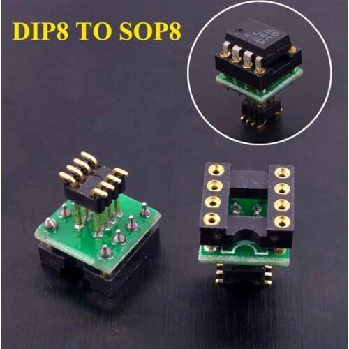DIP8 To SOP8 8Pin Adapter Converter Board For Amplifier Sound Card Chip Upgrade