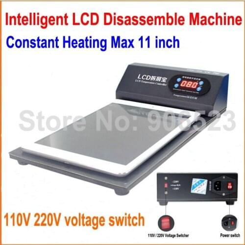 11-inch 110V/220V Black Metal Touch Glass Panel Screen Separator for iPhone ipad for Samsung LCD Split Repair Machine