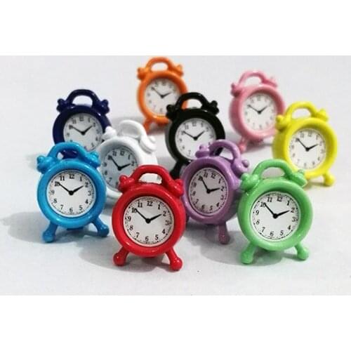 1:12 Doll house props scene accessories doll accessories 1/12 BJD blyth dollhouse mini rainbow alarm clock