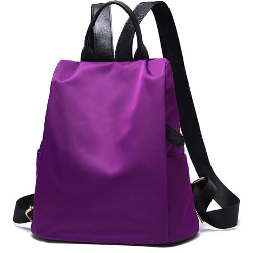 Oxford cloth Backpack Large Capacity Multicolor Female Fashion Casual Travel Bag