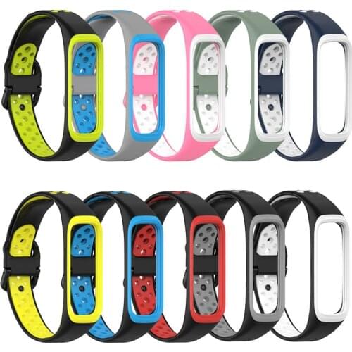 Silicone Watch Band Replacement Wrist Strap For Samsung Galaxy Fit2 SM-R220 Bracelet For Samsung Galaxy Fit 2 Accessories