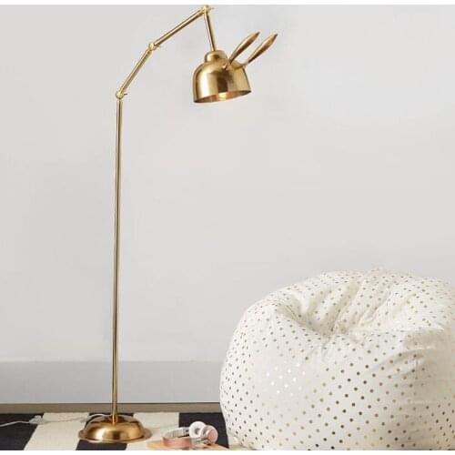 Nordic post-modern rabbit living room art floor lamp creative hotel study bedroom bedside childrens room floor lamp
