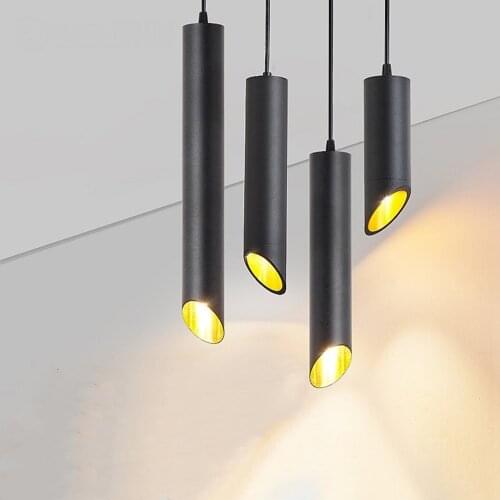 Nordic Modern loft hanging Pendant Lamp Fixtures Dimmable LED Pendant lights for Kitchen Bar living room Hanging Lamps