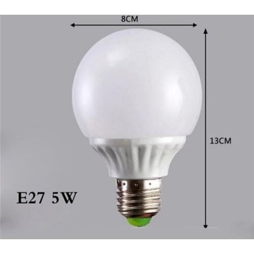 LED Bulbs E27 Globe Bulbs Lights 3W 5W 7W G60 G80 Warm/Cool White Super Bright Lampada LED Lamp 220V For Home Spotlight