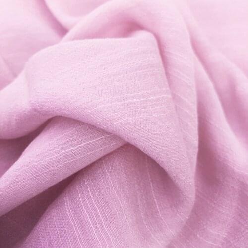 Soft Innerlining Fabrics Bamboo Cotton Linen Solid Printed Encrypted Tencel Cloth Tissu Handmade Sewing Clothes Skirt Textile 1m