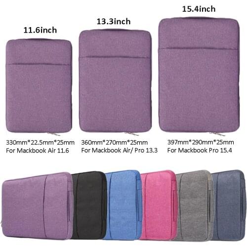Waterproof Polyester Liner Laptop Sleeve Pouch Bags 11 15.6 inch For Macbook Air 13 Pro Bag For Xiaomi Asus Lenovo Notebook Case