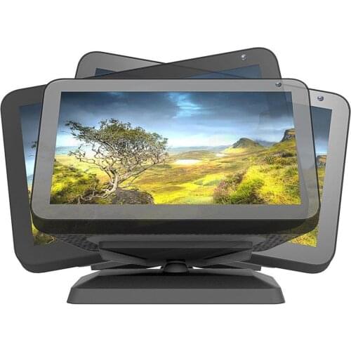 Aluminum Stand Mount Anti-Slip Base Bracket for Amazon Echo Show 8 full 360 degree Adjustable rotatable bracket Speaker Holder