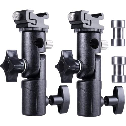 Camera Flash Speedlite Mount Light Stand Flash Bracket Shoe Mount Speedlite Stand Camera Umbrella Holder for Camera Canon Nikon