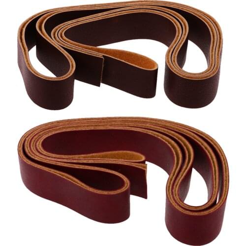 2 Pieces 10 Meters Long 20mm DIY Crafts PU Leather Strap Leather Craft Strip DIY Bags Belts Materials