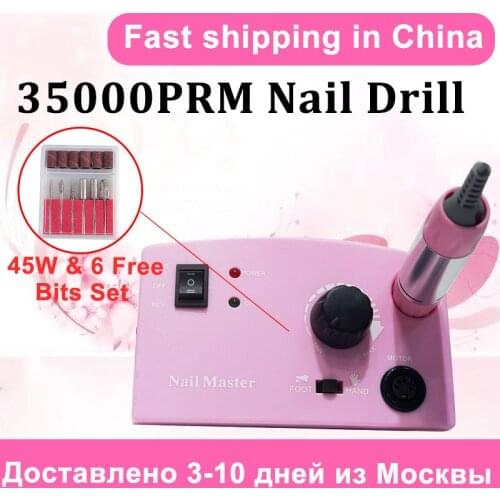 35000 RPM Electric Nail Drill Nail File Gel Remove Polishing Tools Nail Drill Bits Pedicure Milling Cutter For Manicure