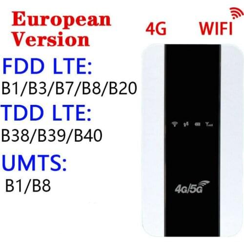 4G wireless router 4G LTE B1/3/7/8/20 & B38/39/40/41 3000mAh mobile WiFi M10