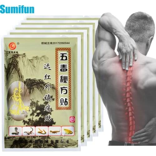 80pcs Chinese Traditional Medical Plaster Muscle Relaxe Rheumatism Herbal Sticker Joint Aches Neck Back Pain Relief Plaster C504