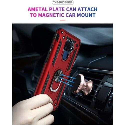 100pcs/lot Car Ring Bracket Armor Case For Huawei Nova 4 5i 5 Mate 30 Lite Mate 20 Pro Enjoy 9 Plus Y9 Prime 2019 P Smart Z
