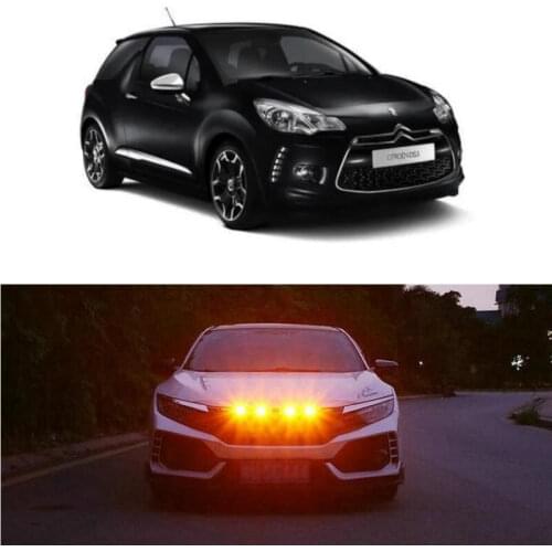 Car Accessories Grille Light Lamp For citroen SAXO SYNERGIE XANTIA XSARA C-ZERO DISPATCH DS3 DS4 DS5 NEMO RELAY