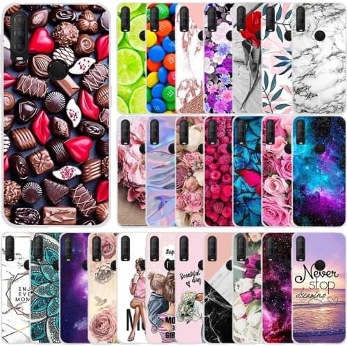 Case For Alcatel 1S 2020 Case Soft TPU Silicone Back Shell Phone Cover For Funda for Alcatel 3L 2020 Cases Coque Capa Phone Bags