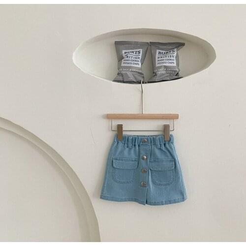 Baby Girl Denim Skirts 2020 Spring Summer New Baby Girl Cowboy Skirt Fashion Korean Kids Girls Cowboy Skirts Baby Clothes 2-7Y