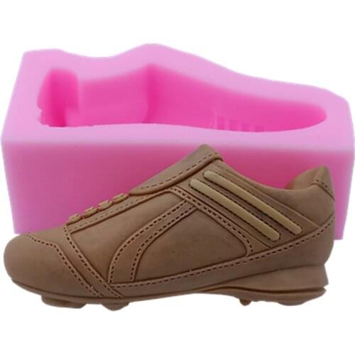 Football Shoe Design Silicone Soap Mold Silicone Molds for Soap Aroma Gypsum Resin Crafts Making