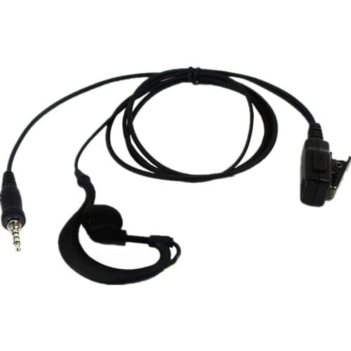 G Shape Earpiece Headset W/Microphone For Yaesu Vertex Standard Radio VX-6R 6E 7E 170 177 VX-120,VX-127, HX-471,VX-460