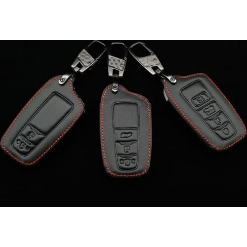 Hot Style Leather Key Cover Case For Toyota Prius Camry Corolla C-HR Chr Rav4 Prado 2018 Keyring Car Accessories Box